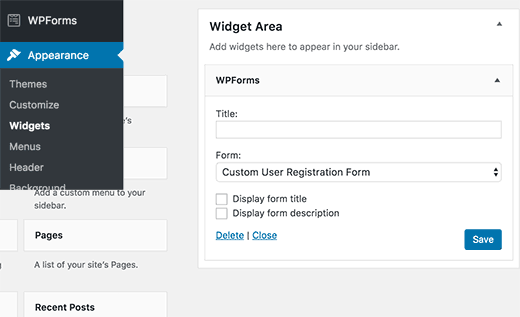 aggiungere-form-registrazione-utente-con-widget