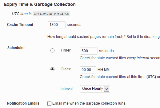 wpsupercache-garbage-collections