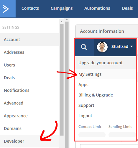 Activecampaign Account Settings1