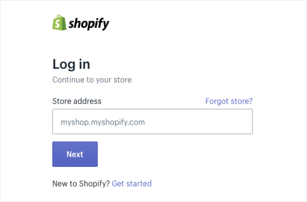 Shopify Account Login Page Min