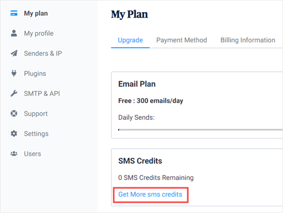 Get More Sms Credits