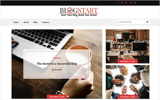 Blogstart Theme