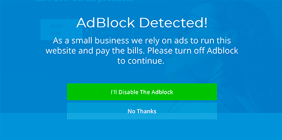 Adblock Detected