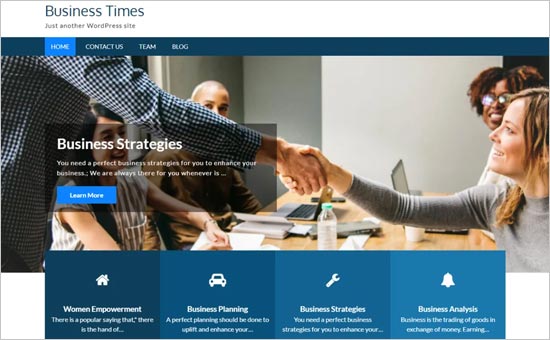 Business Times Theme