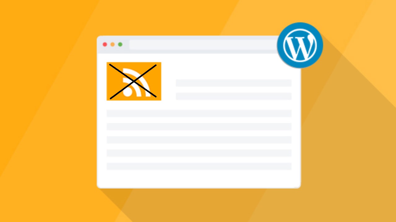 Come Disabilitare I Feed Rss In Wordpress