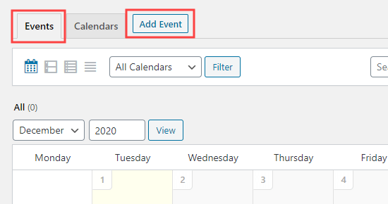 Add Event Button Sugar Calendar