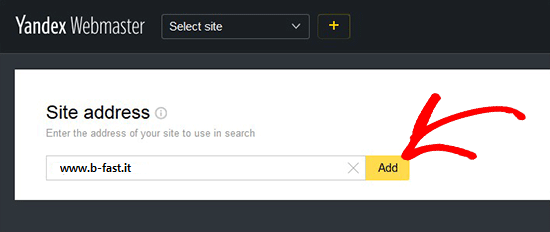 Add Url Yandex Search Engine