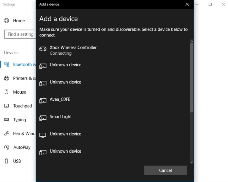 Connettere Controller Xboxone A Windows 10