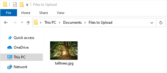 Extensión de archivo que muestra Windows