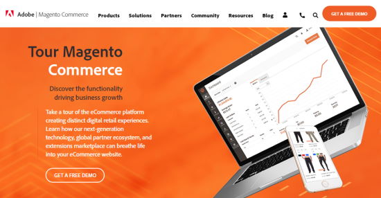 Magento Front Page