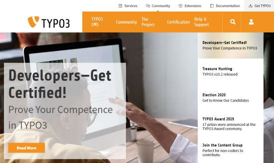 Typo3 Front Page