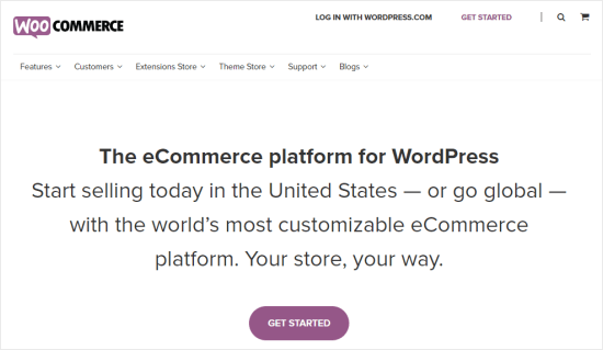 Woocommerce Front Page