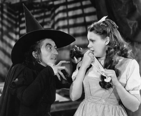 The Wizard Of Oz Margaret Hamilton Judy Garland 1939