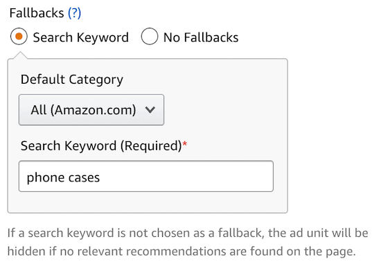Add Product Keyword Fallback