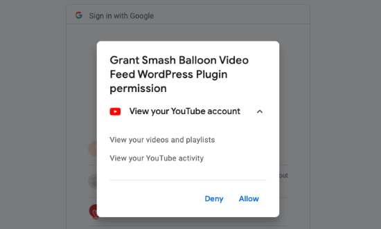 Grant Permission To Smash Balloon