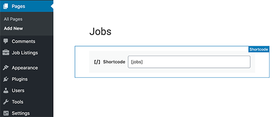 Jobsshortcode