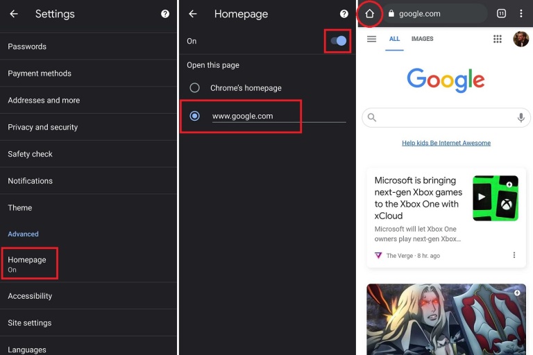 Impostare Google Come Homepage In Chrome