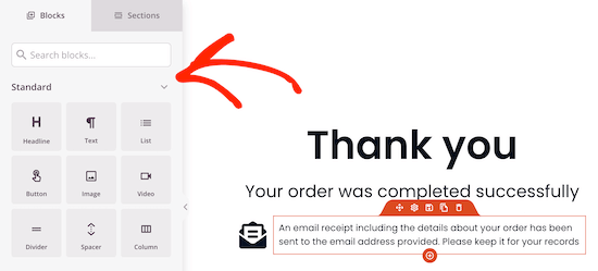 Woocommerce Thank You Page One