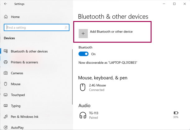Add Devices Bluetooth Windows 11