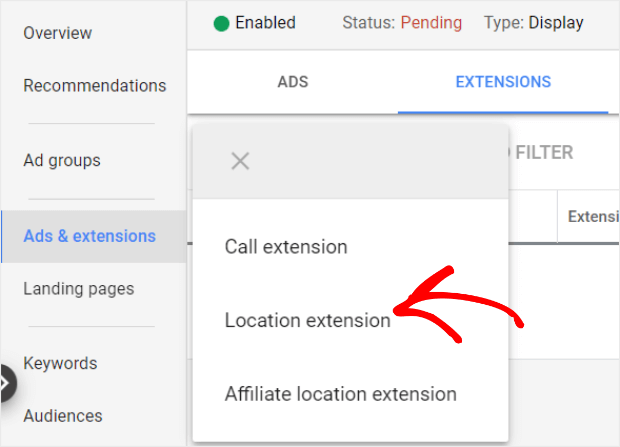 Aw Location Extension