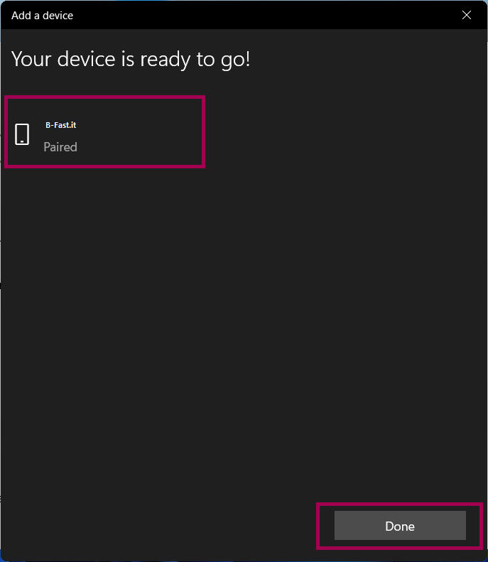 Connected Device Windows 11