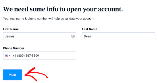Enter Sendinblue Account Info