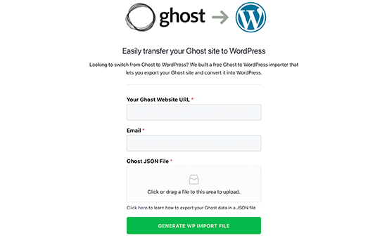 Ghost To Wp Tool